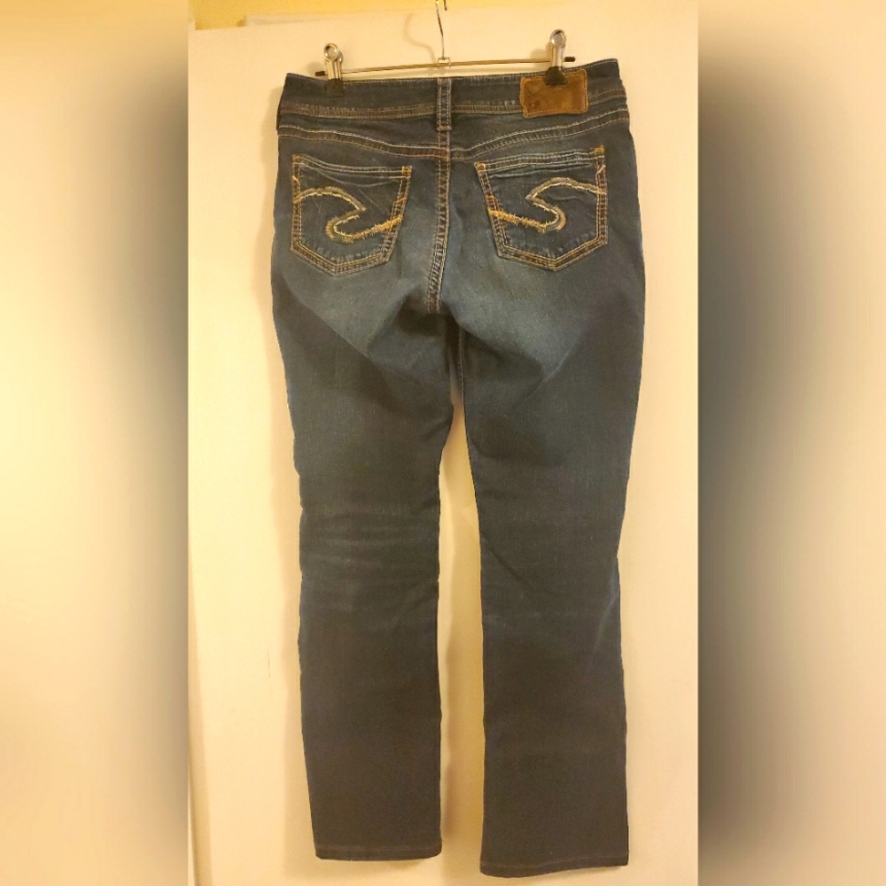 Silver boot cut jeans
